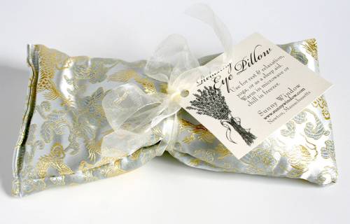 Lavender Eye Pillow - Silver