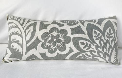 Large Lavender Pillow - Blooming Gray