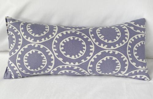 Large Lavender Pillow - Lavender Circles